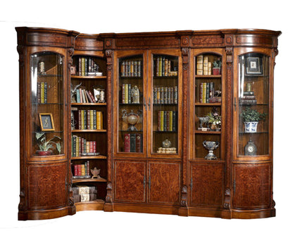 Luxurious Solid Wood Corner Bookcase