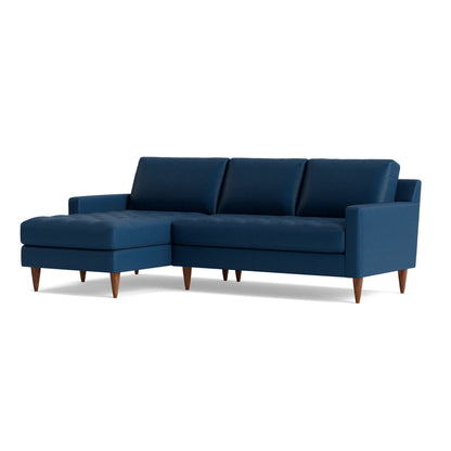MCM Leather Chaise Sectional