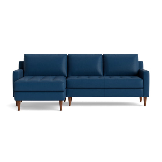 MCM Leather Chaise Sectional