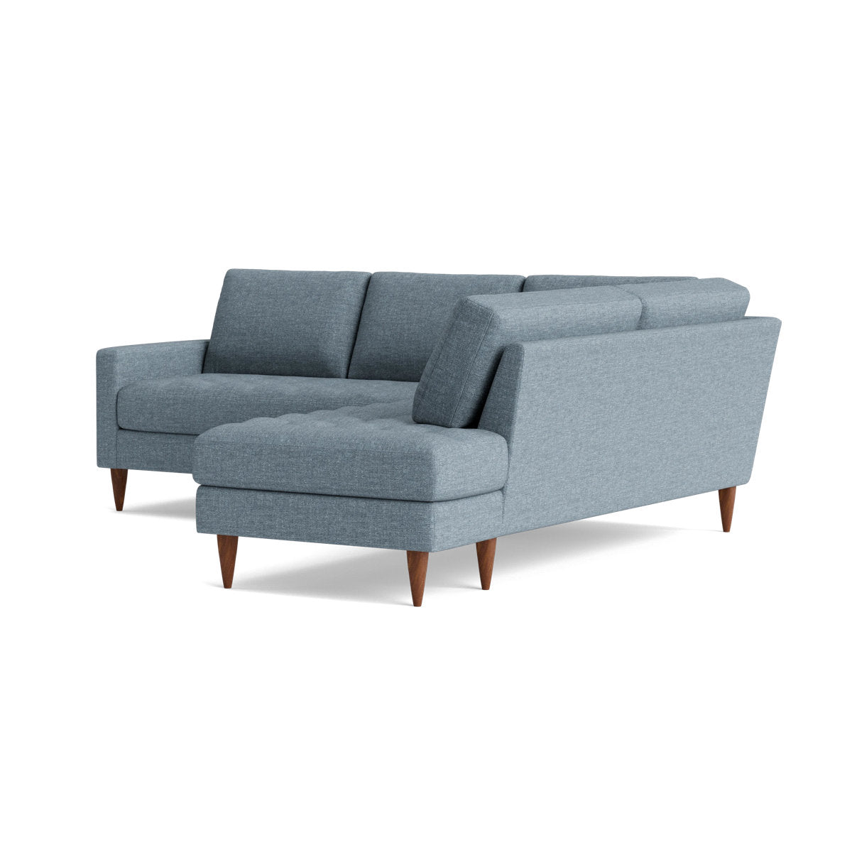Benchmade Modern Mcm Sectional With Bumper 95 X 95