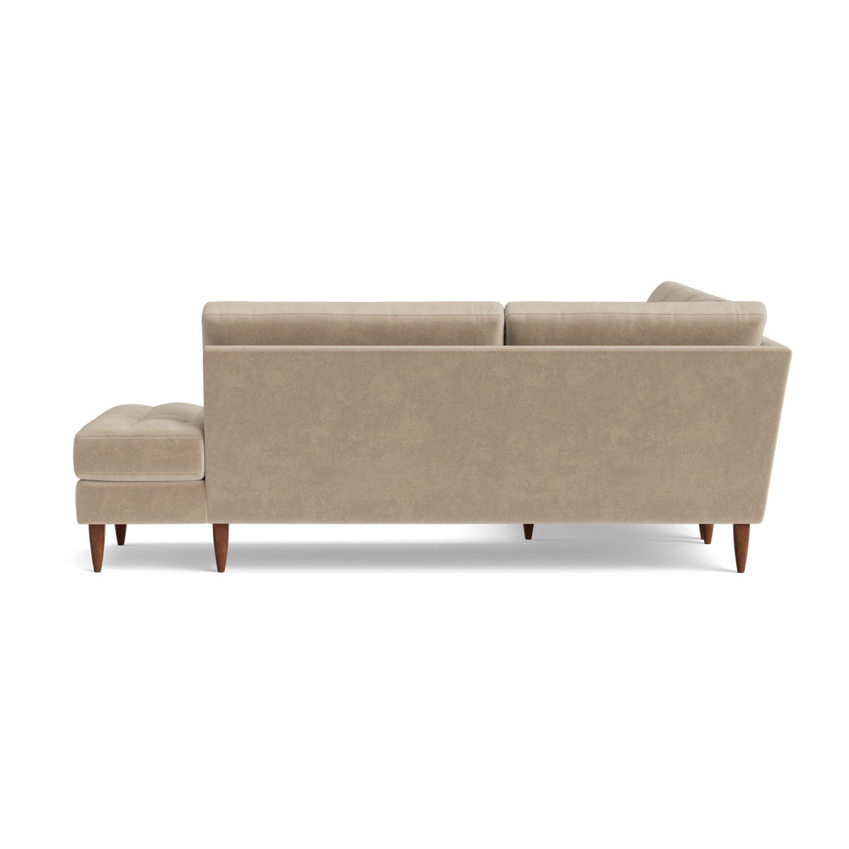 Benchmade Modern Mcm Sectional With Bumper 95 X 95