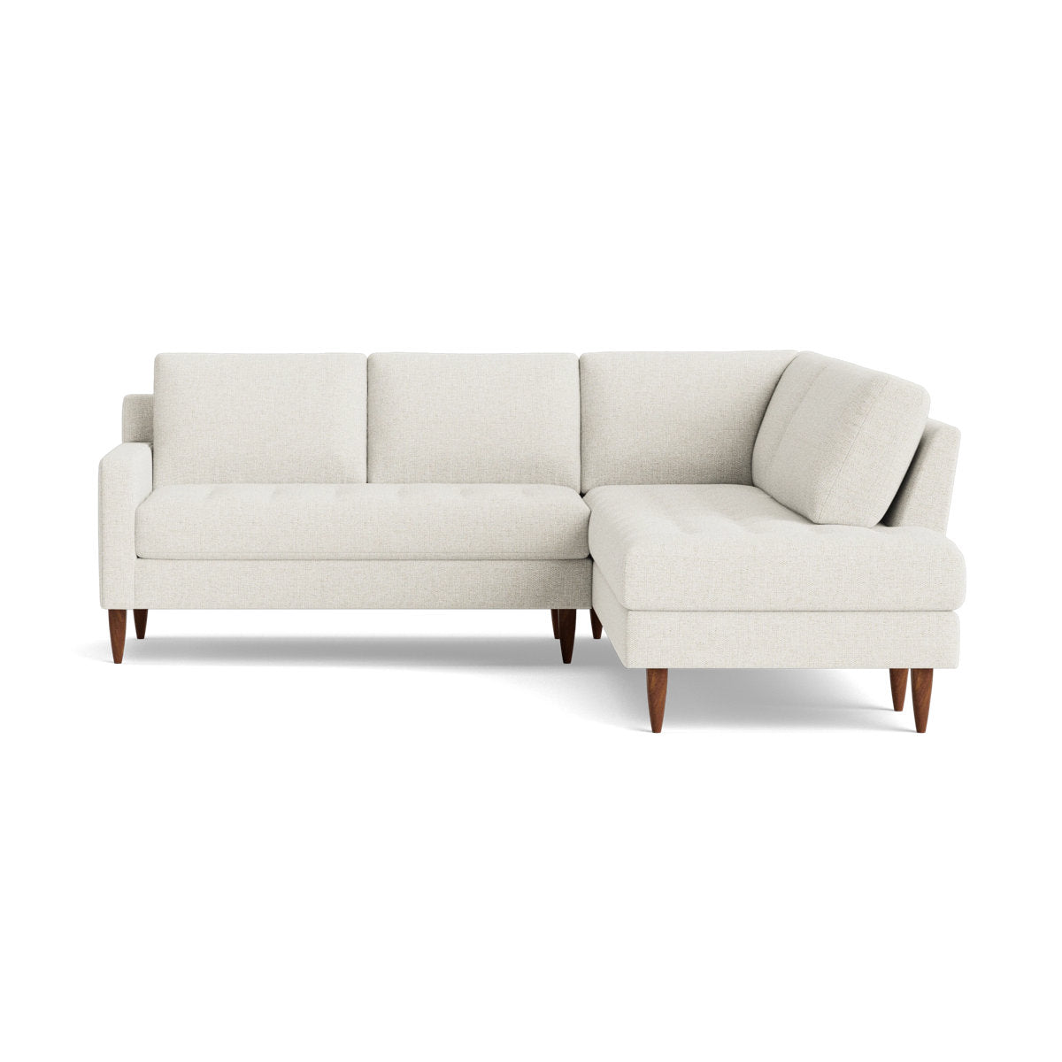 Benchmade Modern Mcm Sectional With Bumper 95 X 95