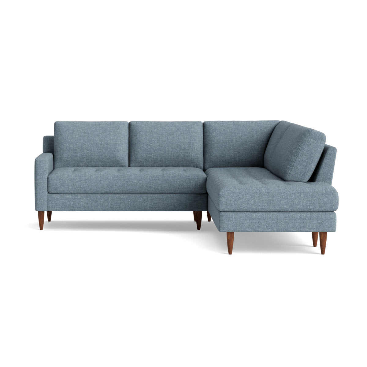 Benchmade Modern Mcm Sectional With Bumper 95 X 95