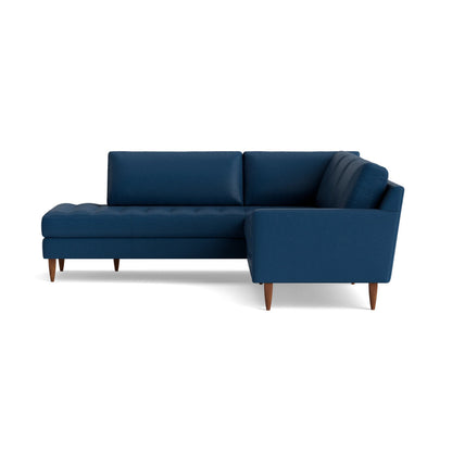 Benchmade Modern Mcm Leather Sectional With Bumper 95 X 95