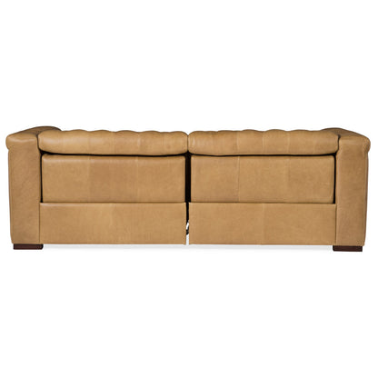 Hooker Furniture Savion 2 Over 2 Sofa With Power Recline Power Headrest