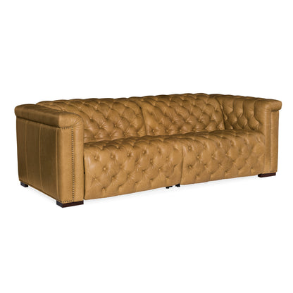 Hooker Furniture Savion 2 Over 2 Sofa With Power Recline Power Headrest
