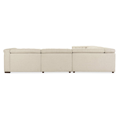 Hooker Furniture Savion Deux 5 Seat Sectional With Four Power Recliners And Six Power Headrests