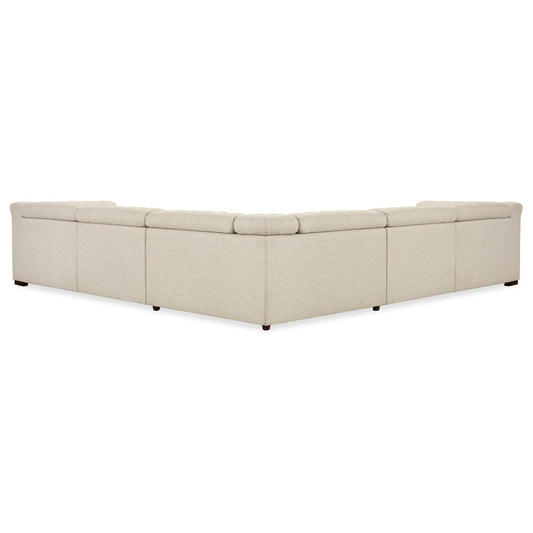 Hooker Furniture Savion Deux 5 Seat Sectional With Four Power Recliners And Six Power Headrests