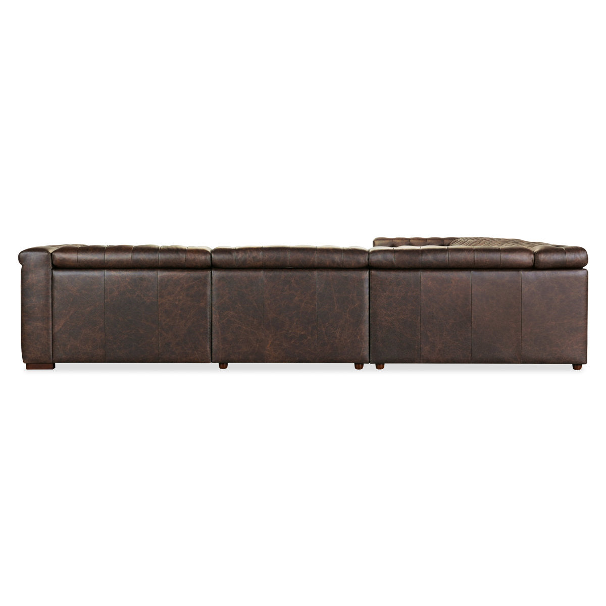 Hooker Furniture Savion Deux 5 Seat Sectional With Four Power Recliners And Six Power Headrests