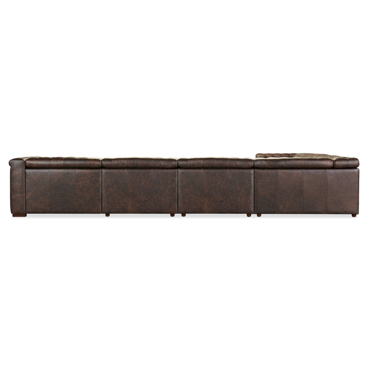 Hooker Furniture Savion Deux 6 Seat Sectional With Four Power Recliners And Seven Power Headrests