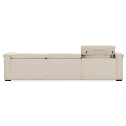 Hooker Furniture Savion Deux 3 Seat Sofa With Two Power Recliners And Three Power Headrests