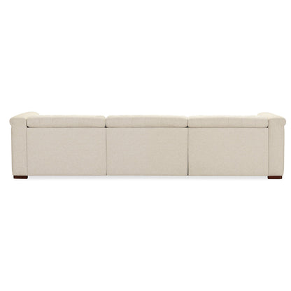 Hooker Furniture Savion Deux 3 Seat Sofa With Two Power Recliners And Three Power Headrests