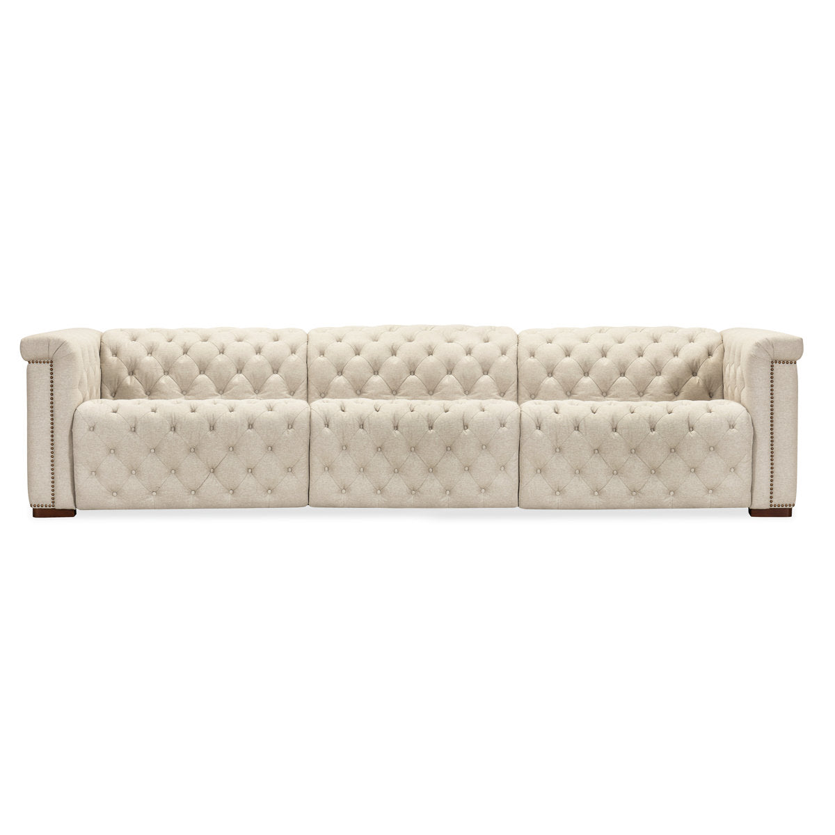 Hooker Furniture Savion Deux 3 Seat Sofa With Two Power Recliners And Three Power Headrests
