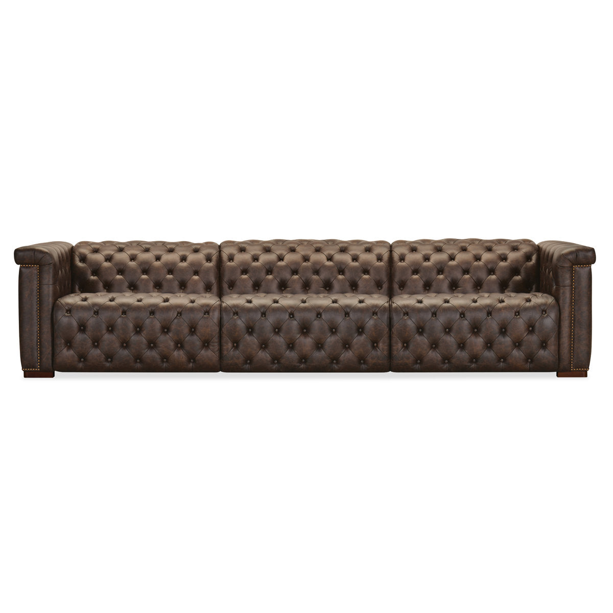 Hooker Furniture Savion Deux 3 Seat Sofa With Two Power Recliners And Three Power Headrests