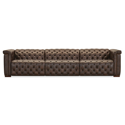 Hooker Furniture Savion Deux 3 Seat Sofa With Two Power Recliners And Three Power Headrests