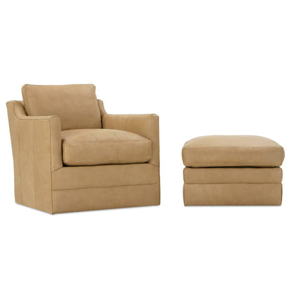 Madeline Leather Swivel Chair