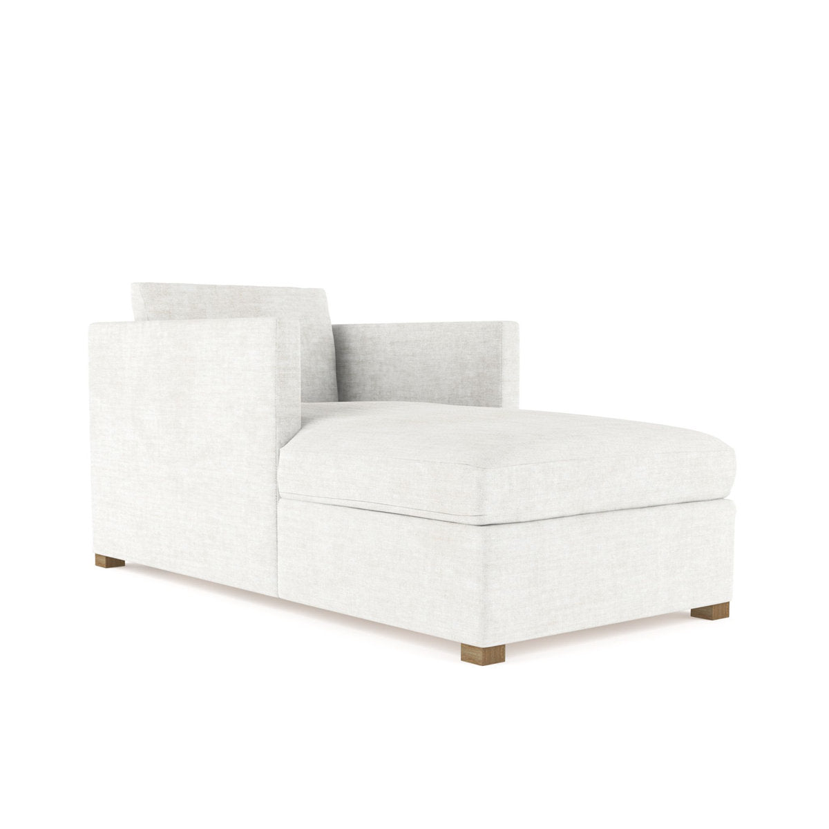 Tandem Arbor Madison Straight Square Track Arm Chaise Lounge