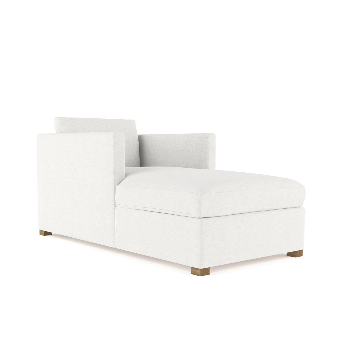 Tandem Arbor Madison Straight Square Track Arm Chaise Lounge
