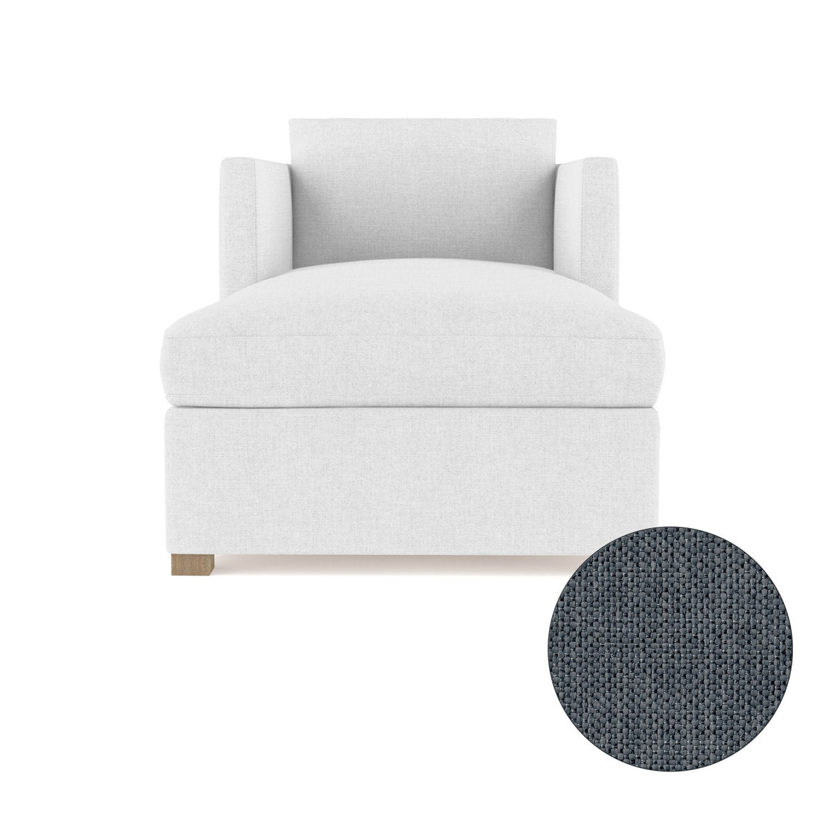 Tandem Arbor Madison Straight Square Track Arm Chaise Lounge