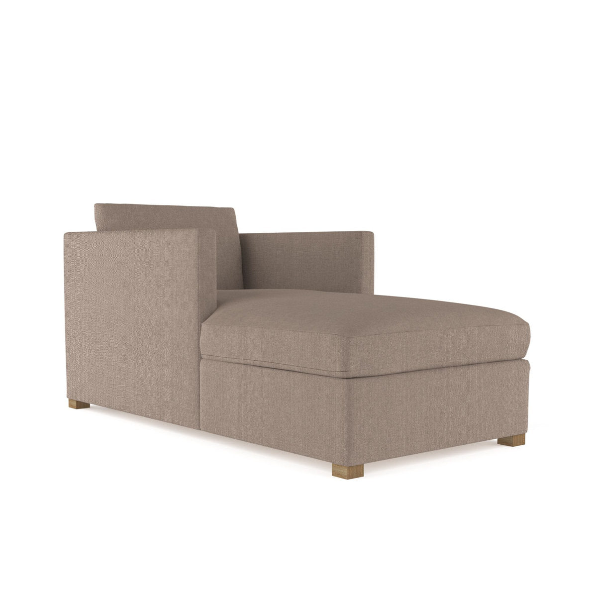 Tandem Arbor Madison Straight Square Track Arm Chaise Lounge