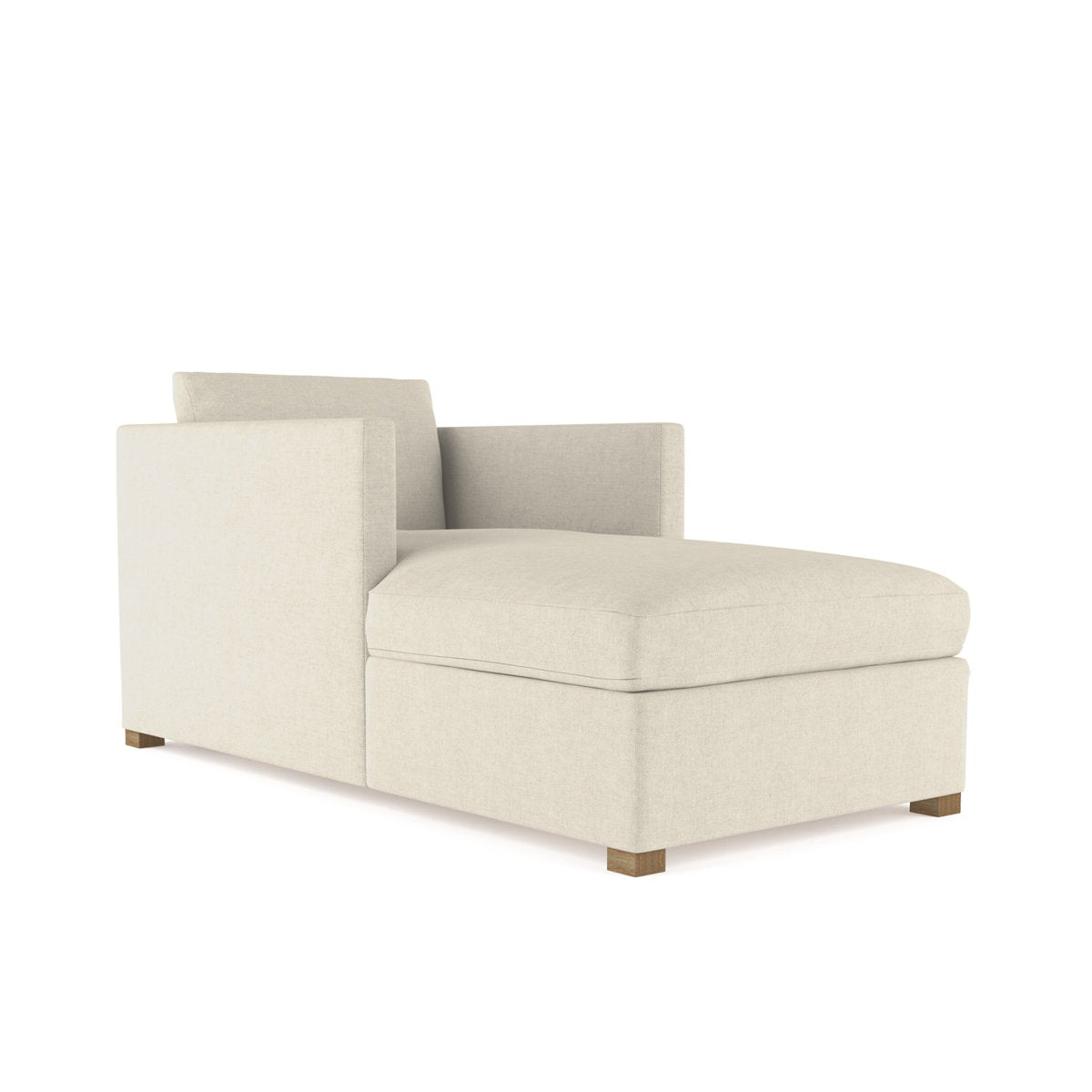 Tandem Arbor Madison Straight Square Track Arm Chaise Lounge