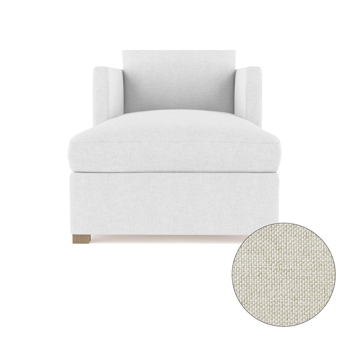 Tandem Arbor Madison Straight Square Track Arm Chaise Lounge