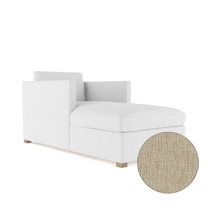 Tandem Arbor Madison Straight Square Track Arm Chaise Lounge