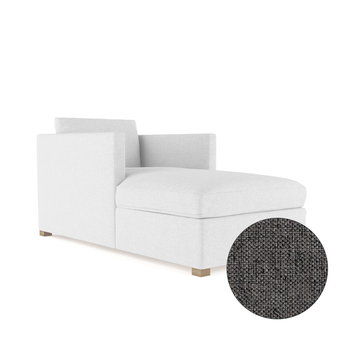 Tandem Arbor Madison Straight Square Track Arm Chaise Lounge