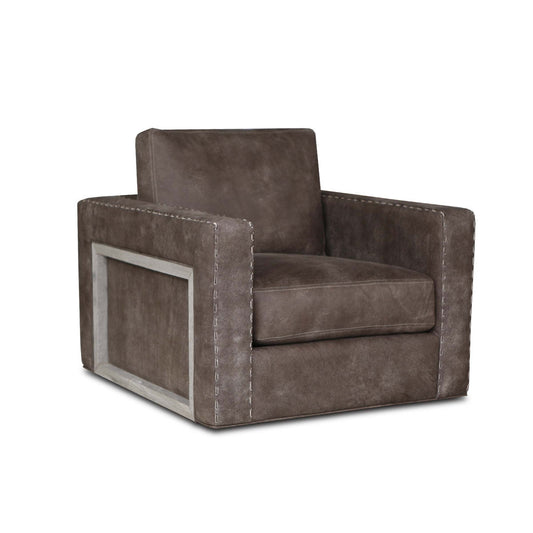 Magdalena Swivel Armchair Chair with Ottoman