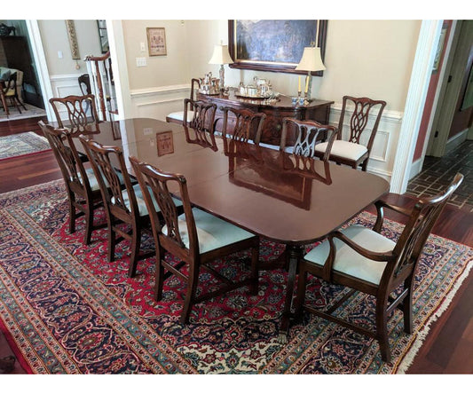 Leighton Hall Furniture Mahogany Dining Table