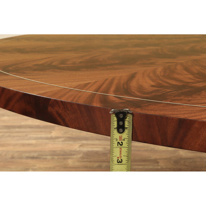 Mahogany Dining Table With Outswept Duncan Phyfe Pedestal