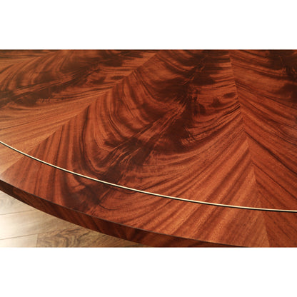 Mahogany Dining Table With Outswept Duncan Phyfe Pedestal