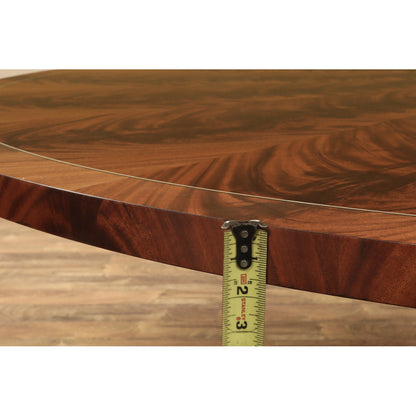 Mahogany Dining Table With Outswept Duncan Phyfe Pedestal