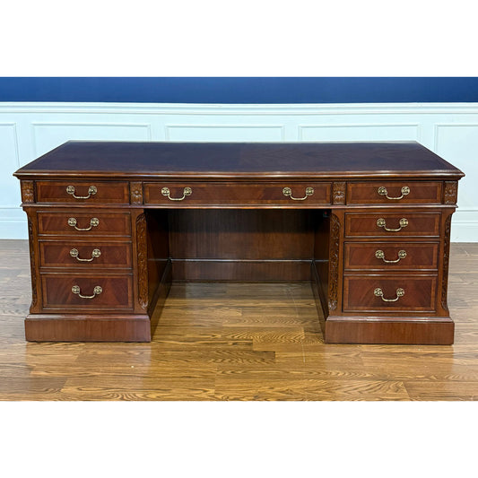 Leighton Hall Furniture Mahogany Office Credenza