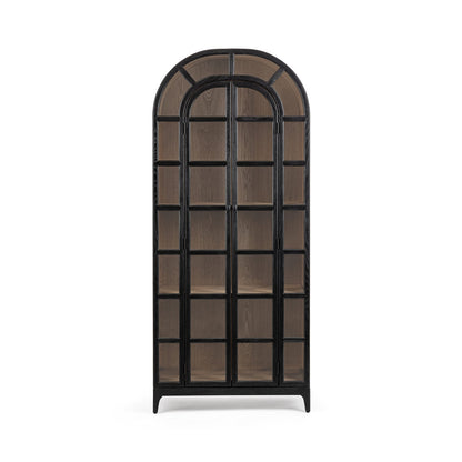 Maison Elm Wood Display Cabinet
