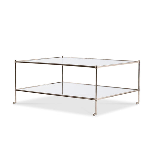 Maitland Smith Glass Cocktail Table