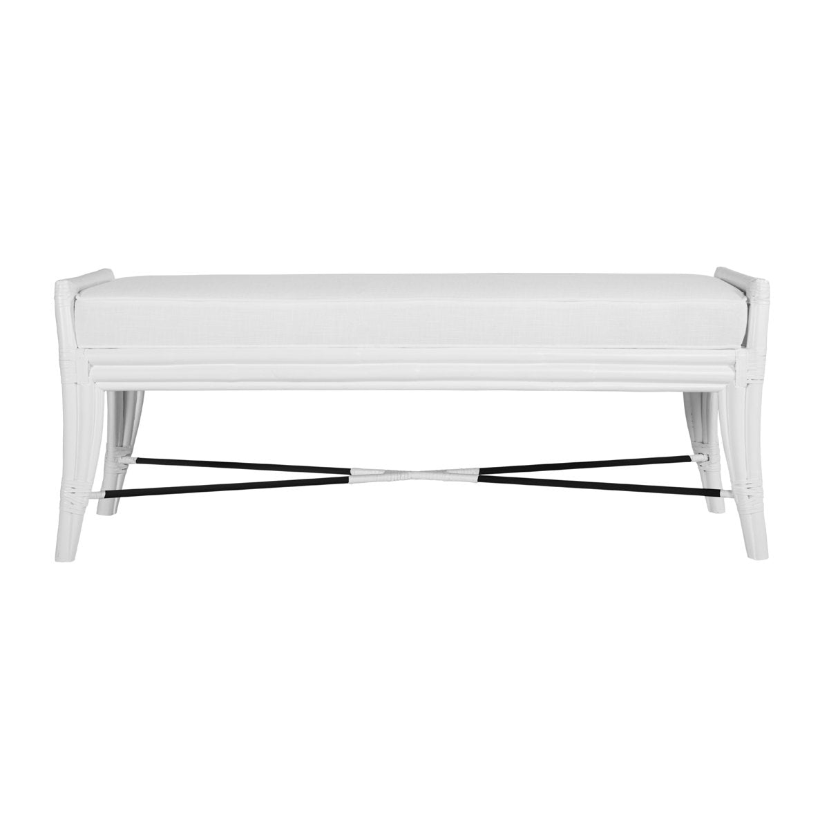 David Francis Furniture Malacca Upholstered Bench