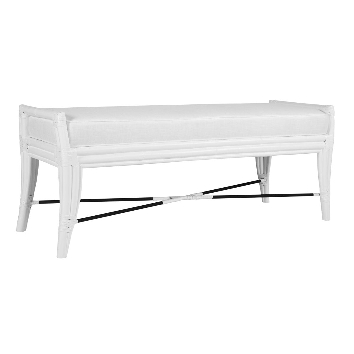 David Francis Furniture Malacca Upholstered Bench