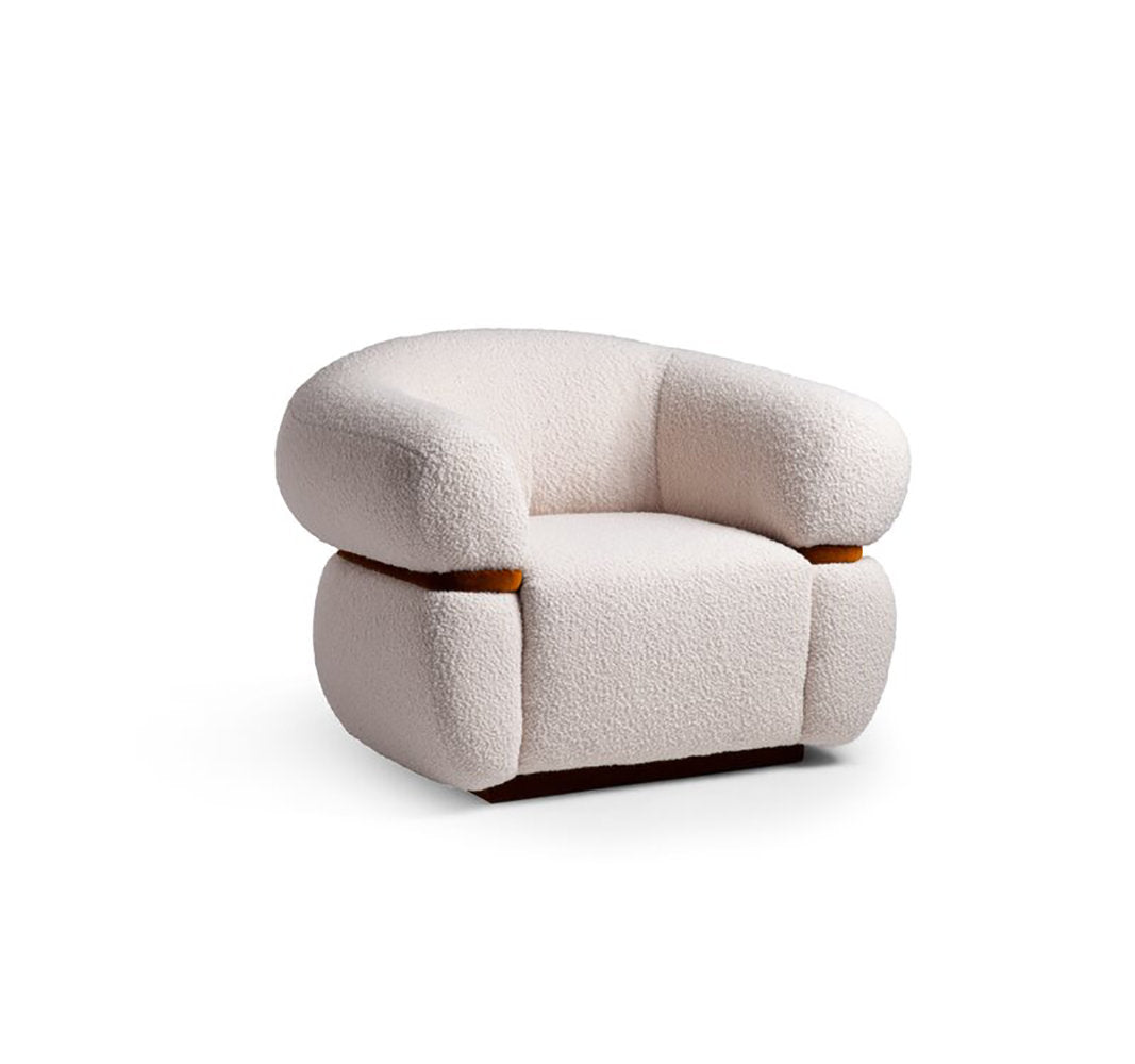 Malibu Barrel Chair Chair with Ottoman