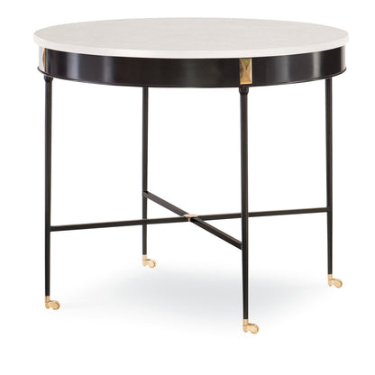 Century Windsor Smith Marble Top End Table