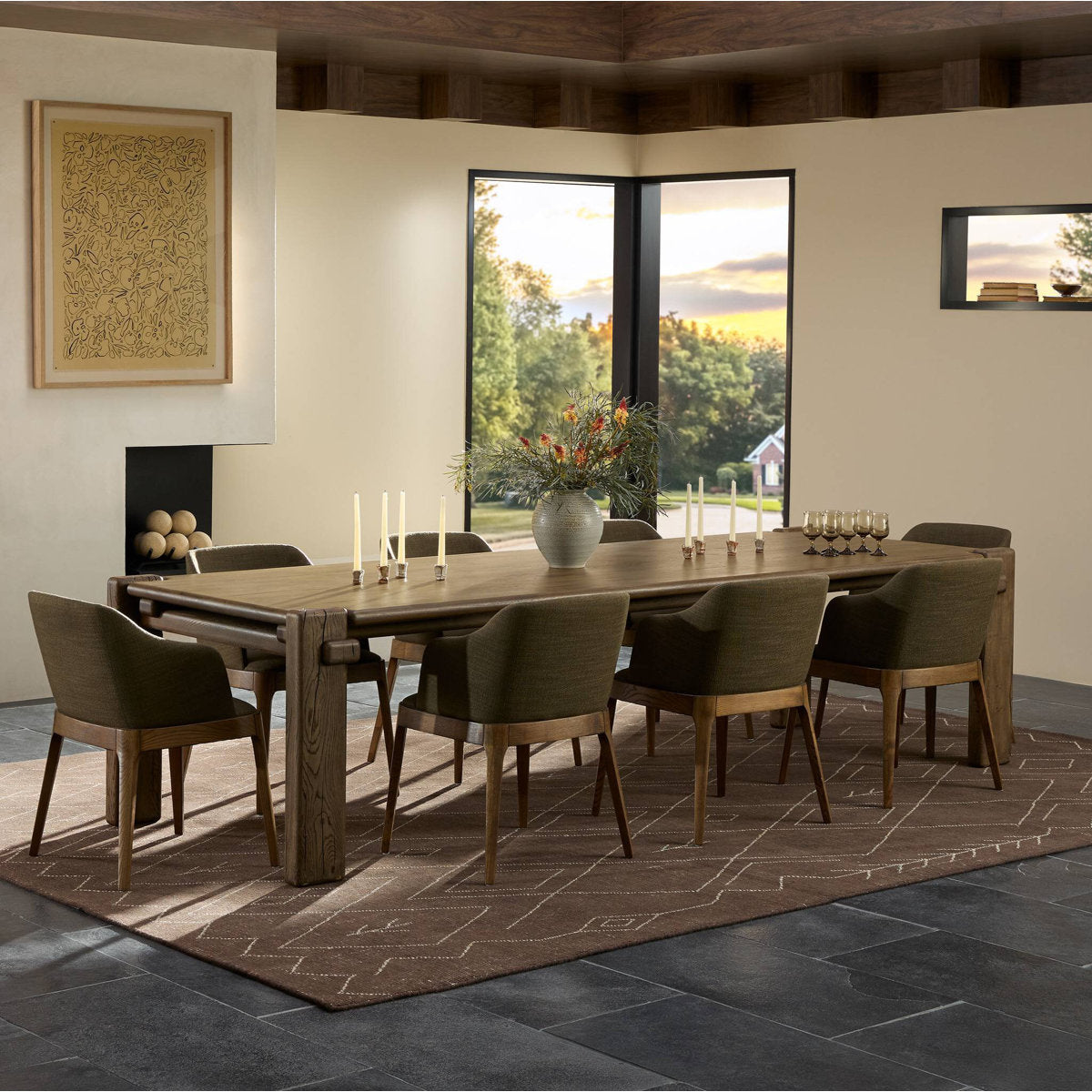 Marcia Solid Oak Dining Table