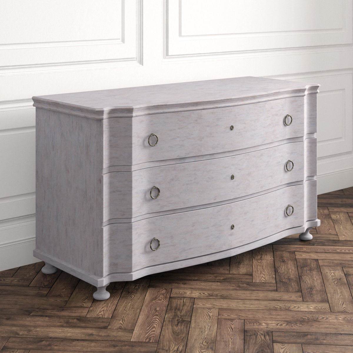 Maree 3 - Drawer Solid Wood Dresser