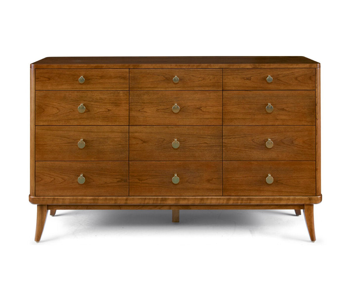 Martine 12 - Drawer Solid Wood Dresser