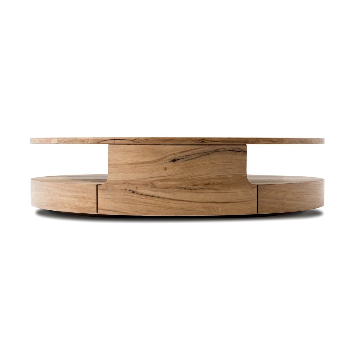 Matheus Round Single Coffee Table by Ronald Sasson and Thomas Bina