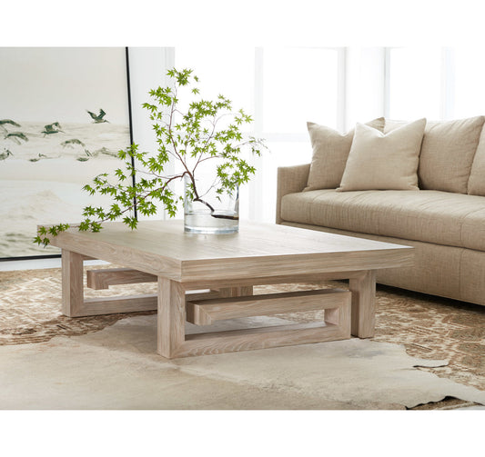 Maui Solid Wood Cocktail Table
