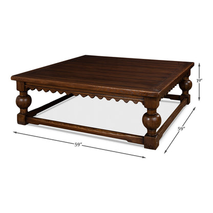 Mcmeans Solid Wood Coffee Table