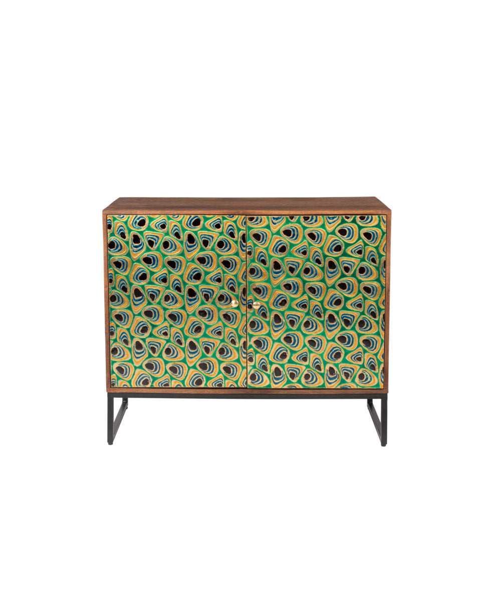 Meena Solid Wood Accent Cabinet