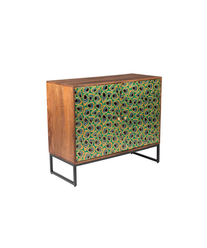 Meena Solid Wood Accent Cabinet