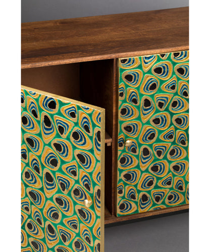 Meena Solid Wood Accent Cabinet