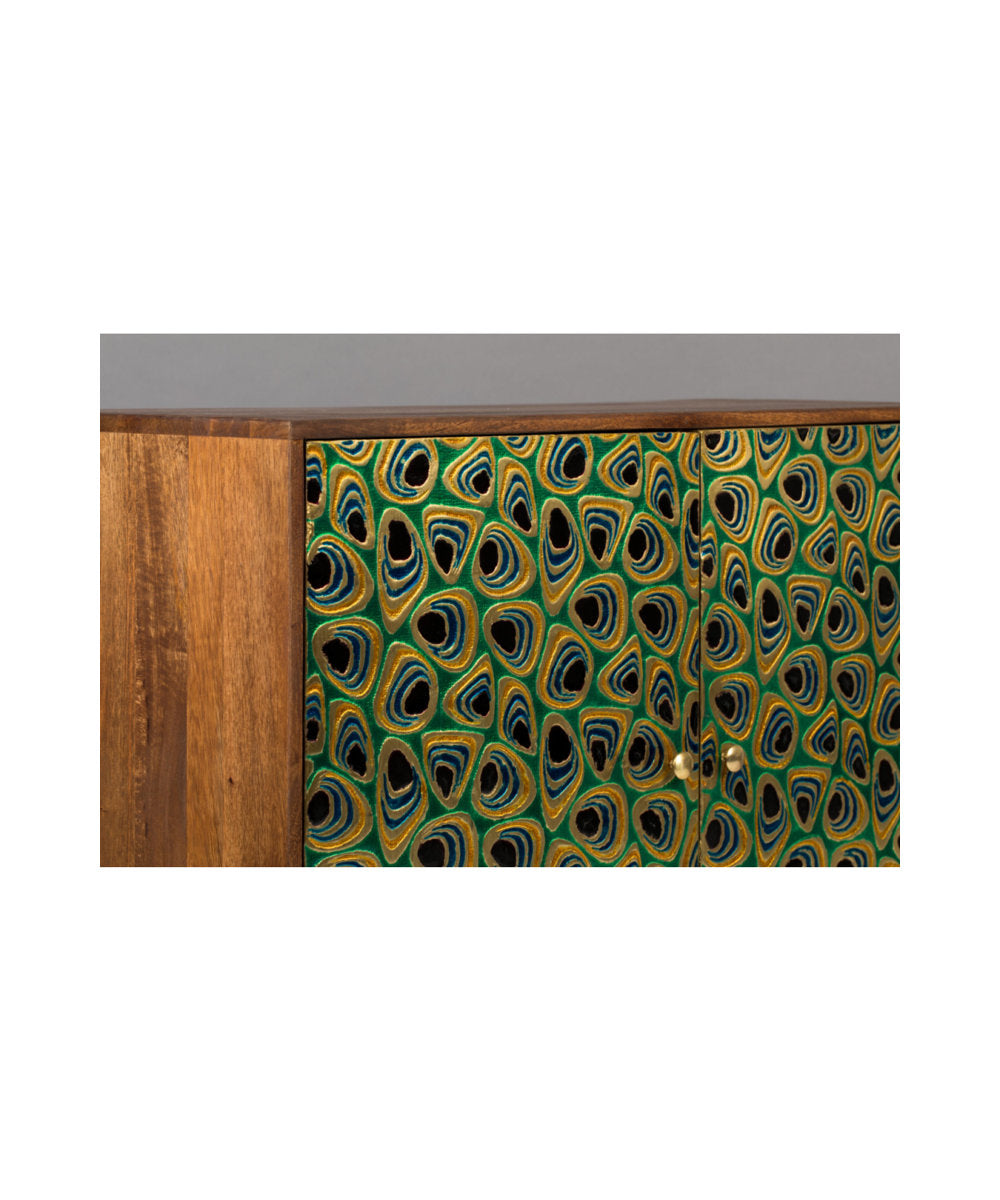 Meena Solid Wood Accent Cabinet